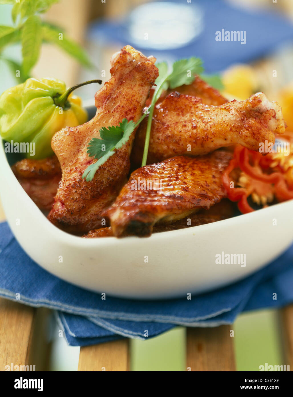 Spicy chicken Stock Photo