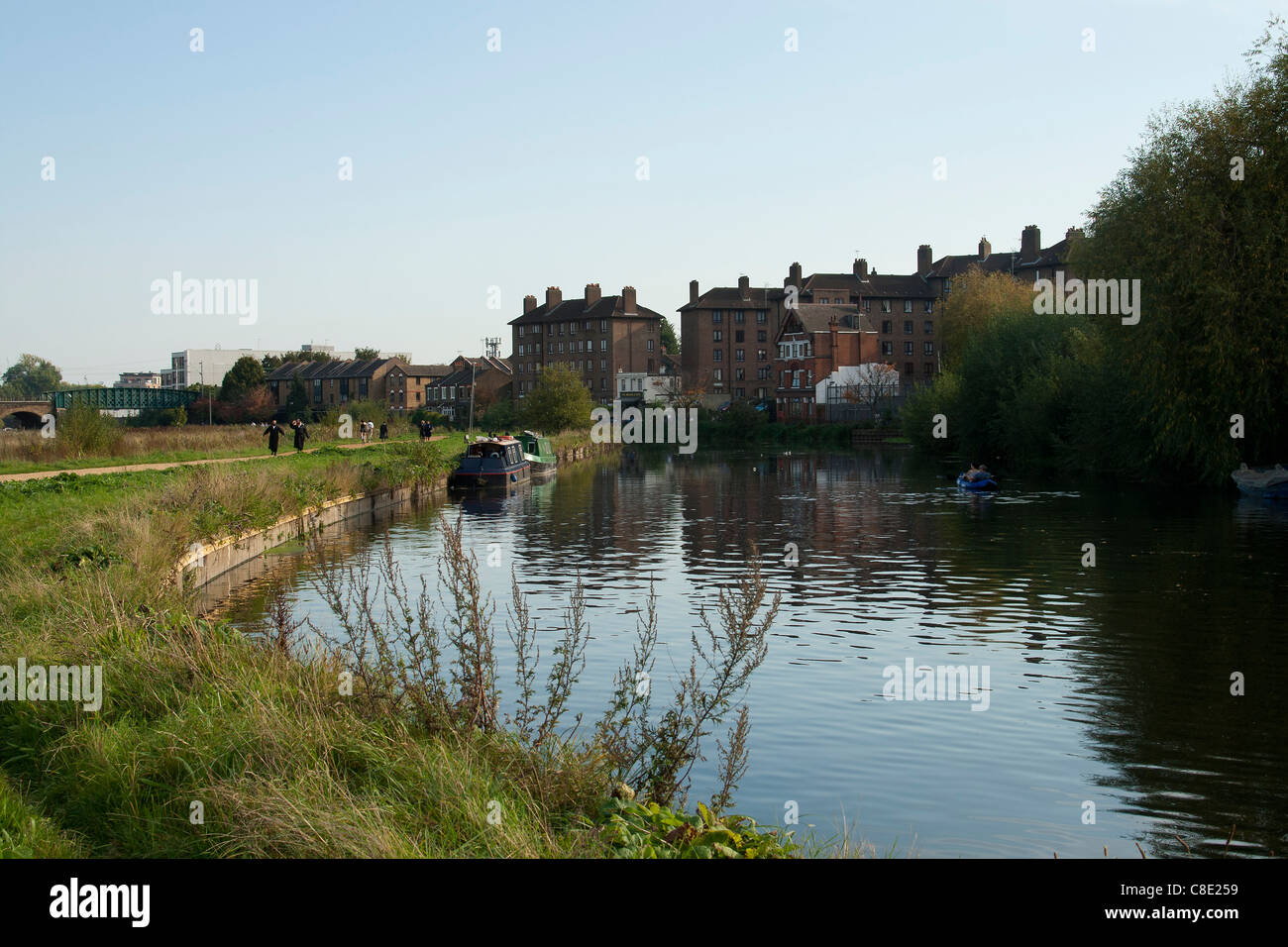 Riverside view in London Stock Photo Alamy