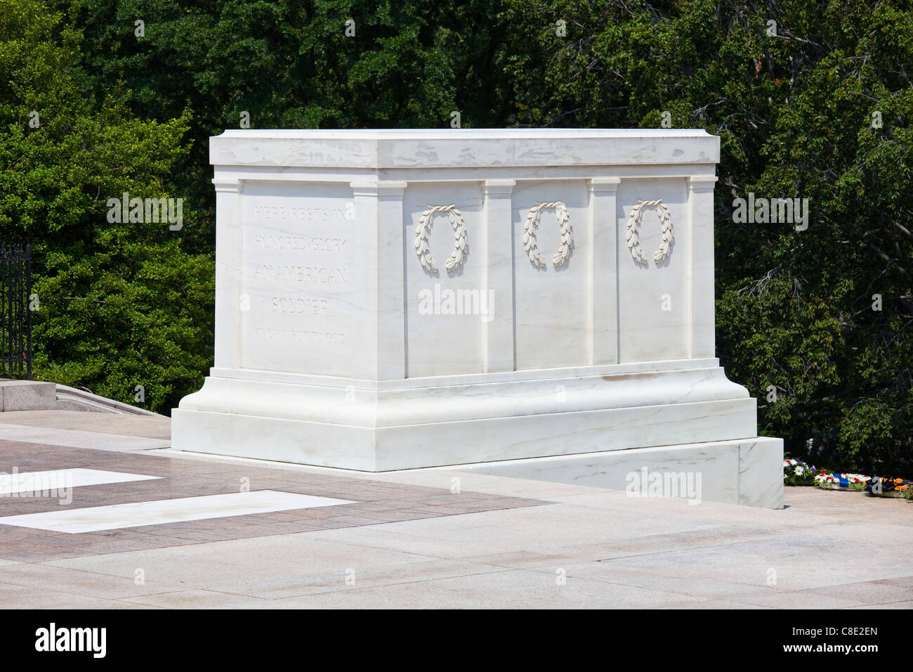 Tomb of the Unknown Soldier, Arlington Cemetery, Arlington, Virginia Stock Photo