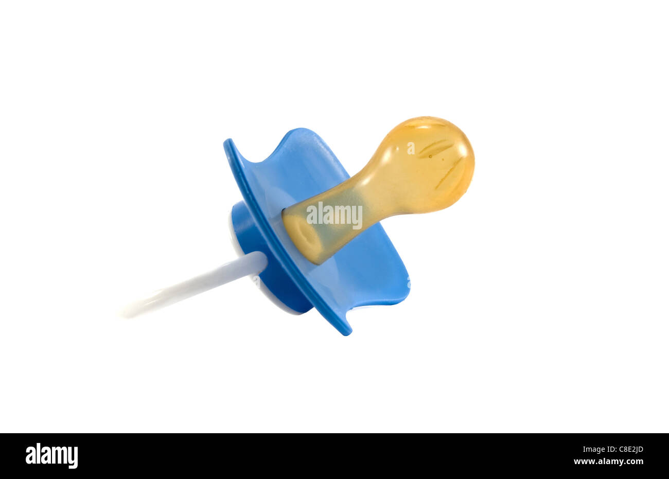 Pacifier - Soother closeup with clipping path Stock Photo