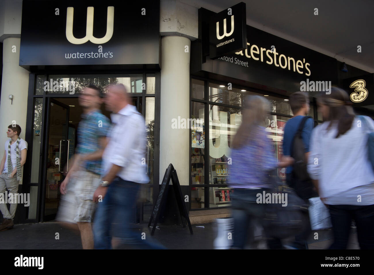 The Waterstones store on Oxford Street, the busiest shopping street in