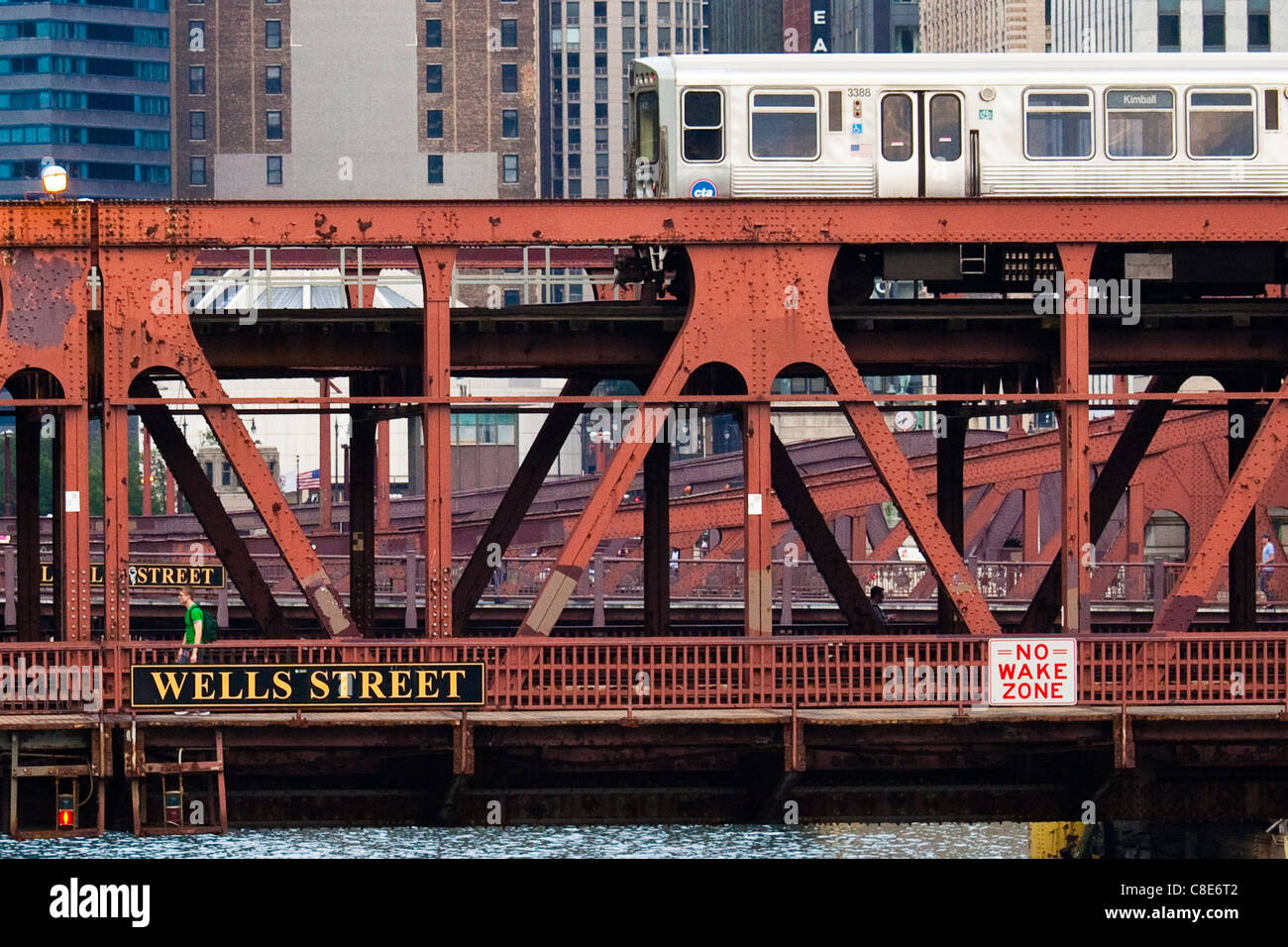 Wells Street Bridge, Chicago, Illinois Stock Photo Alamy