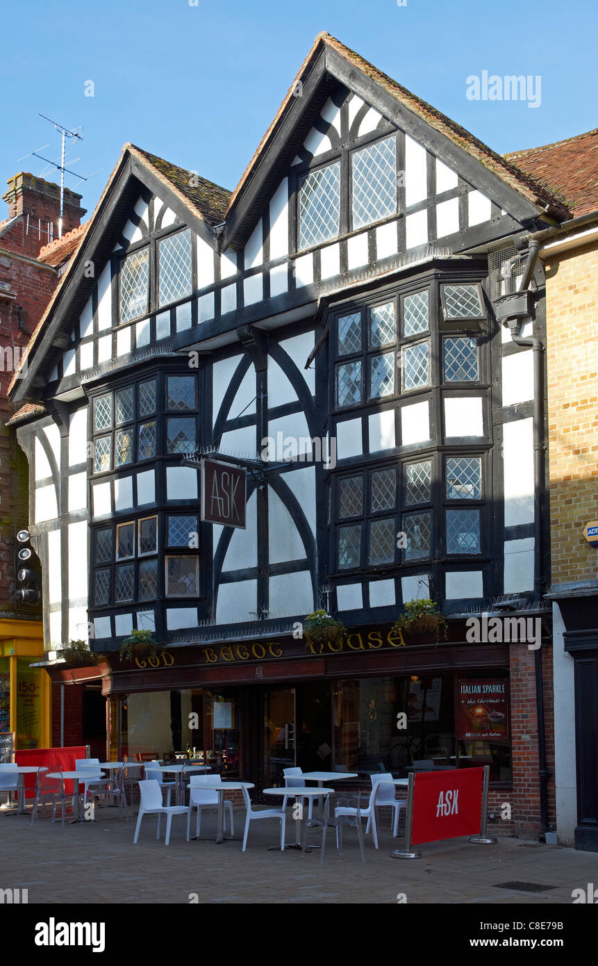 God Begot House in the High Street, Winchester, Hampshire England. A