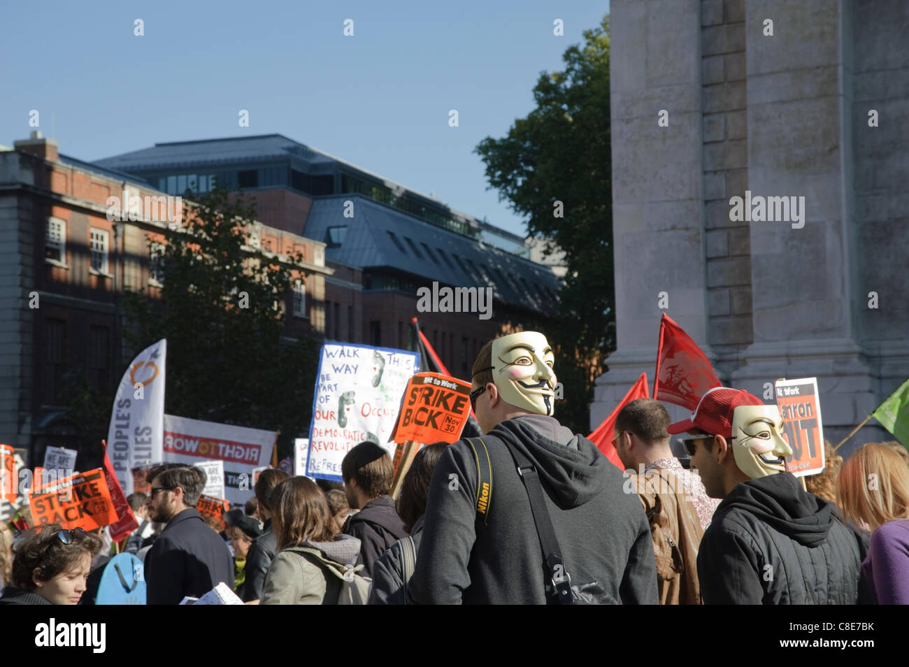 Anonymous protest london hi-res stock photography and images - Alamy