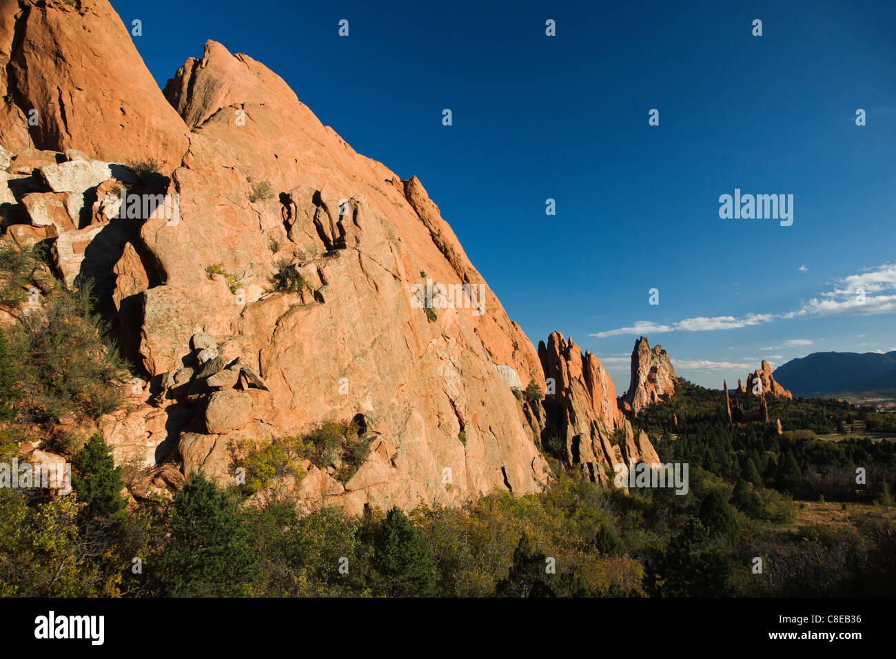 South Gateway Rock, Garden of the Gods, National Natural Landmark, Colorado Stock Photo