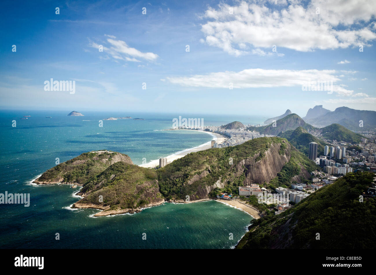 Rio de Janeiro coastline, Brazil Stock Photo