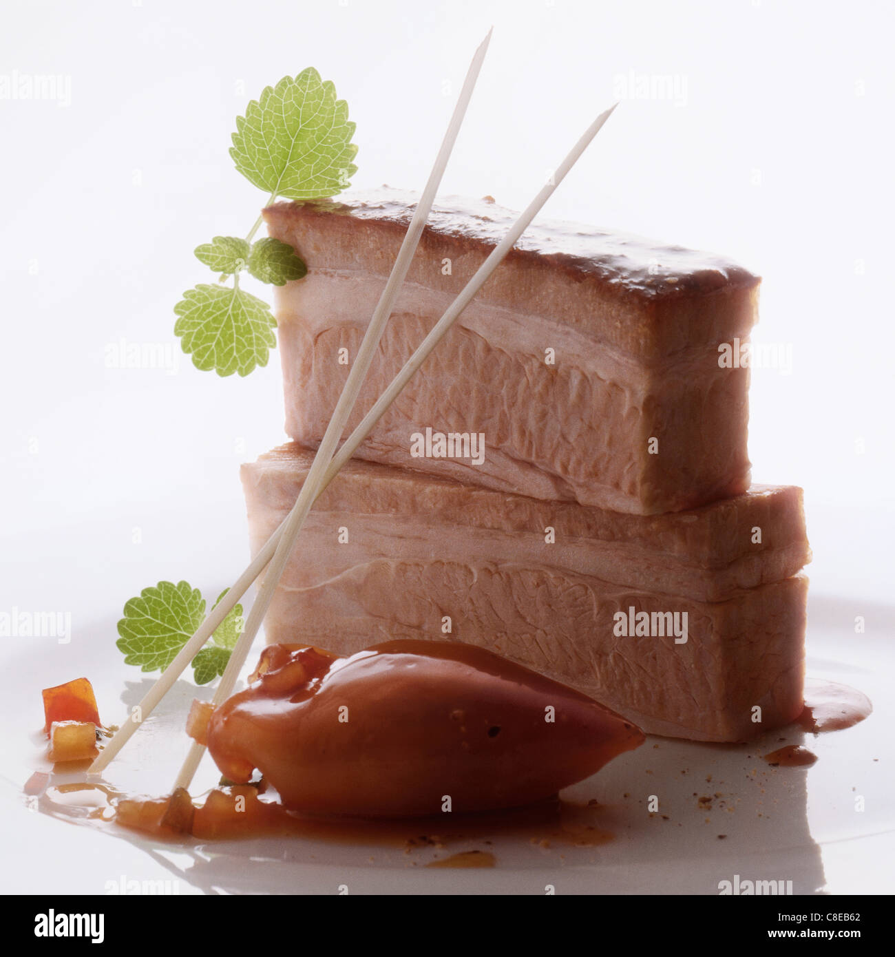 Veal with chocolate flavor Veal with chocolate flavor