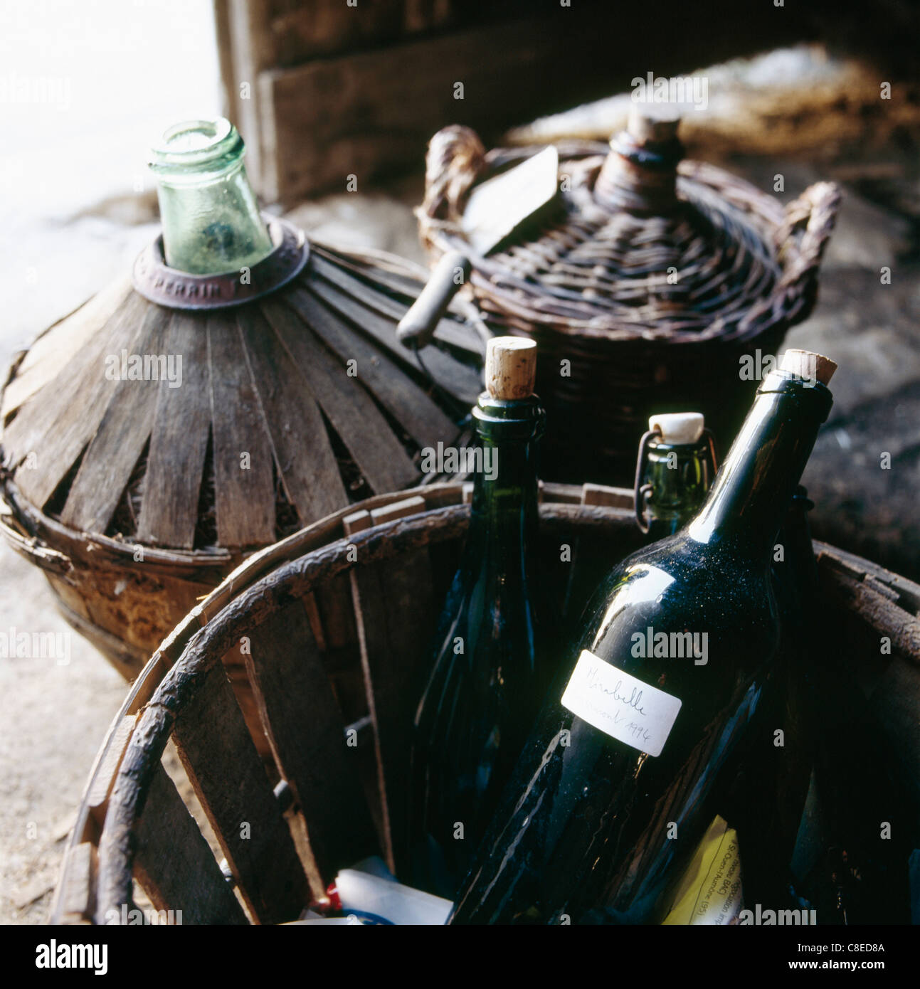 Demijohn bottles hi-res stock photography and images - Alamy