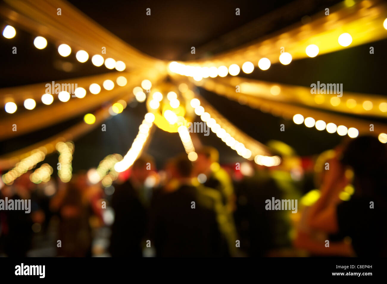 Abstract blurred background of a party in full swing Stock Photo - Alamy