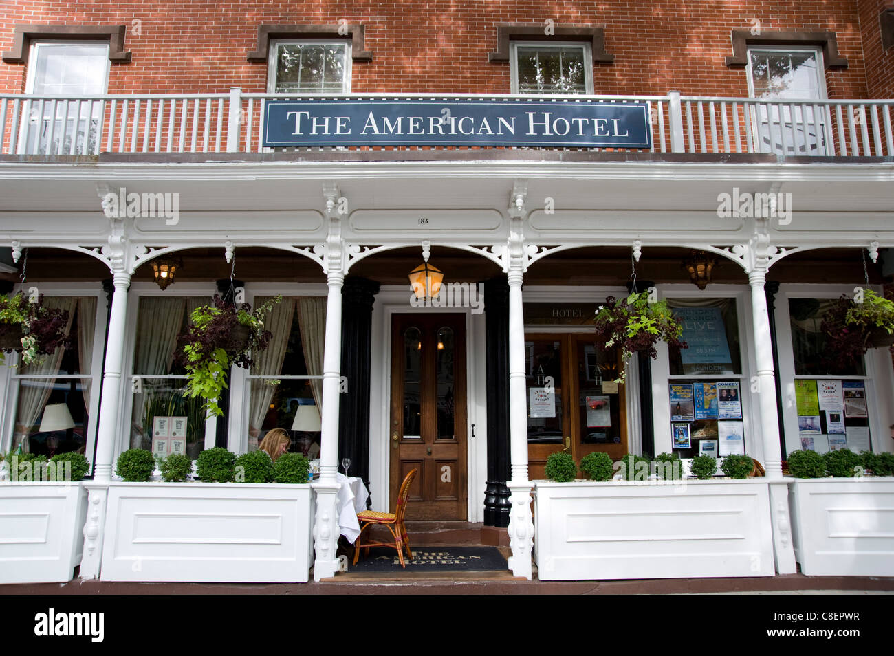 The American Hotel in Sag Harbor, Long Island, New York State, United States of America Stock Photo