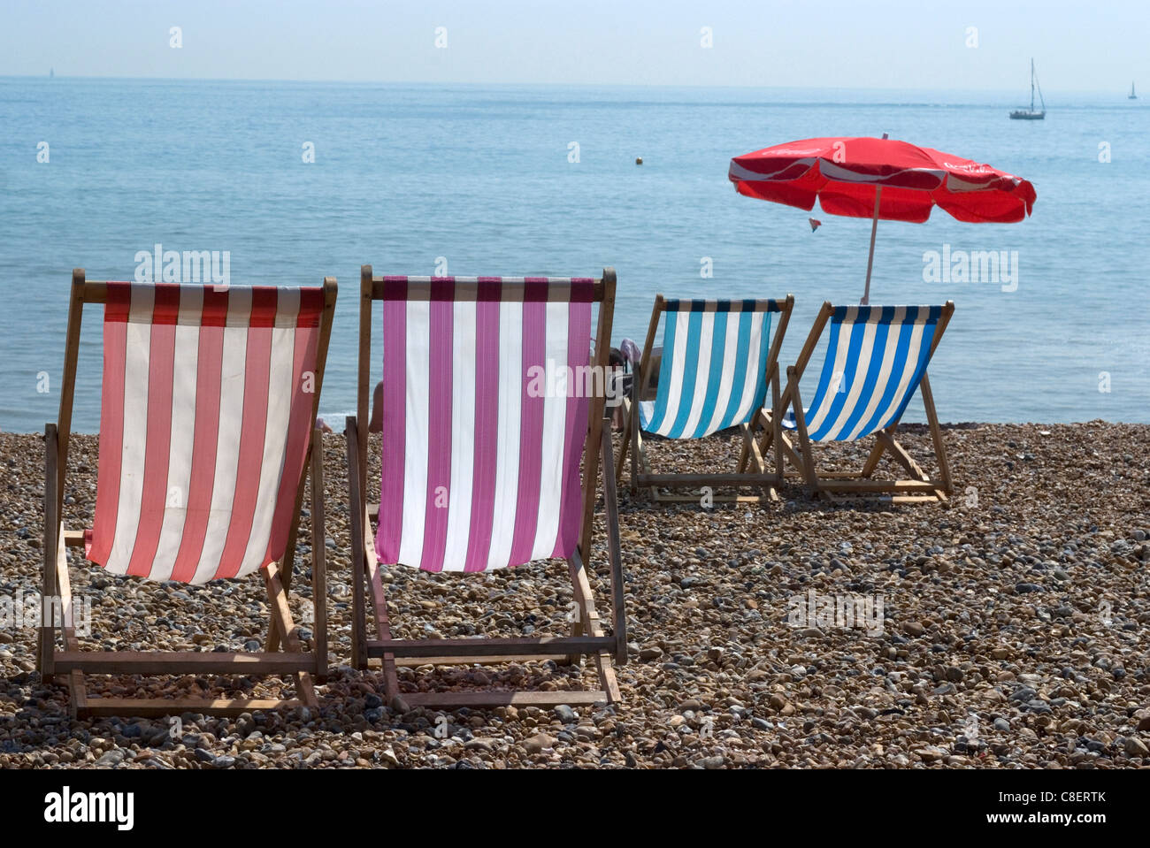 Canvas chairs deck deck chairs hi-res stock photography and images - Alamy