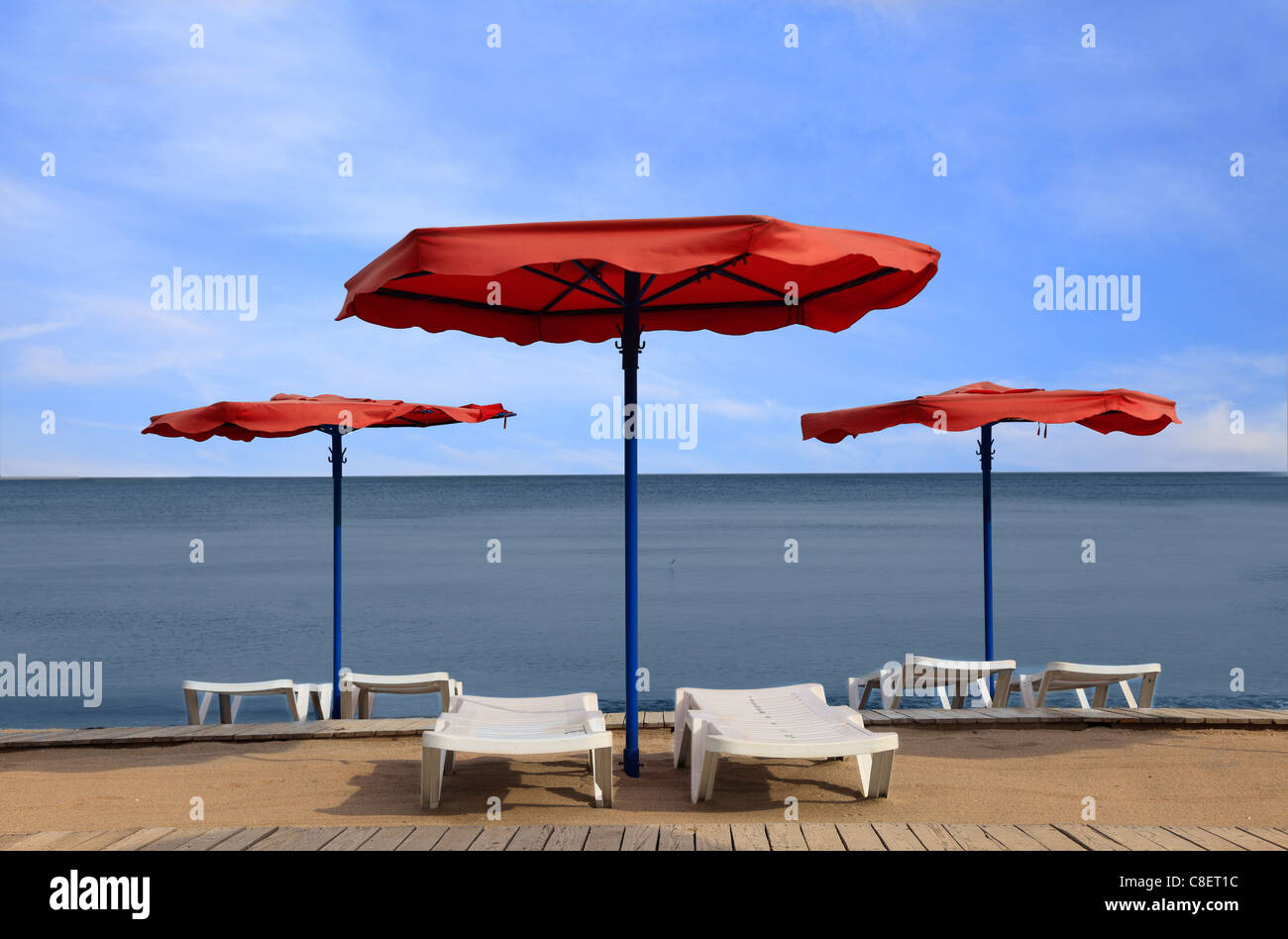 Beach parasol Marbueno SUMMER 10101RJ Red 160 cm main image 0