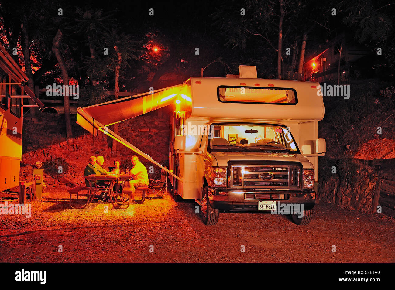 Rv night hi-res stock photography and images - Alamy