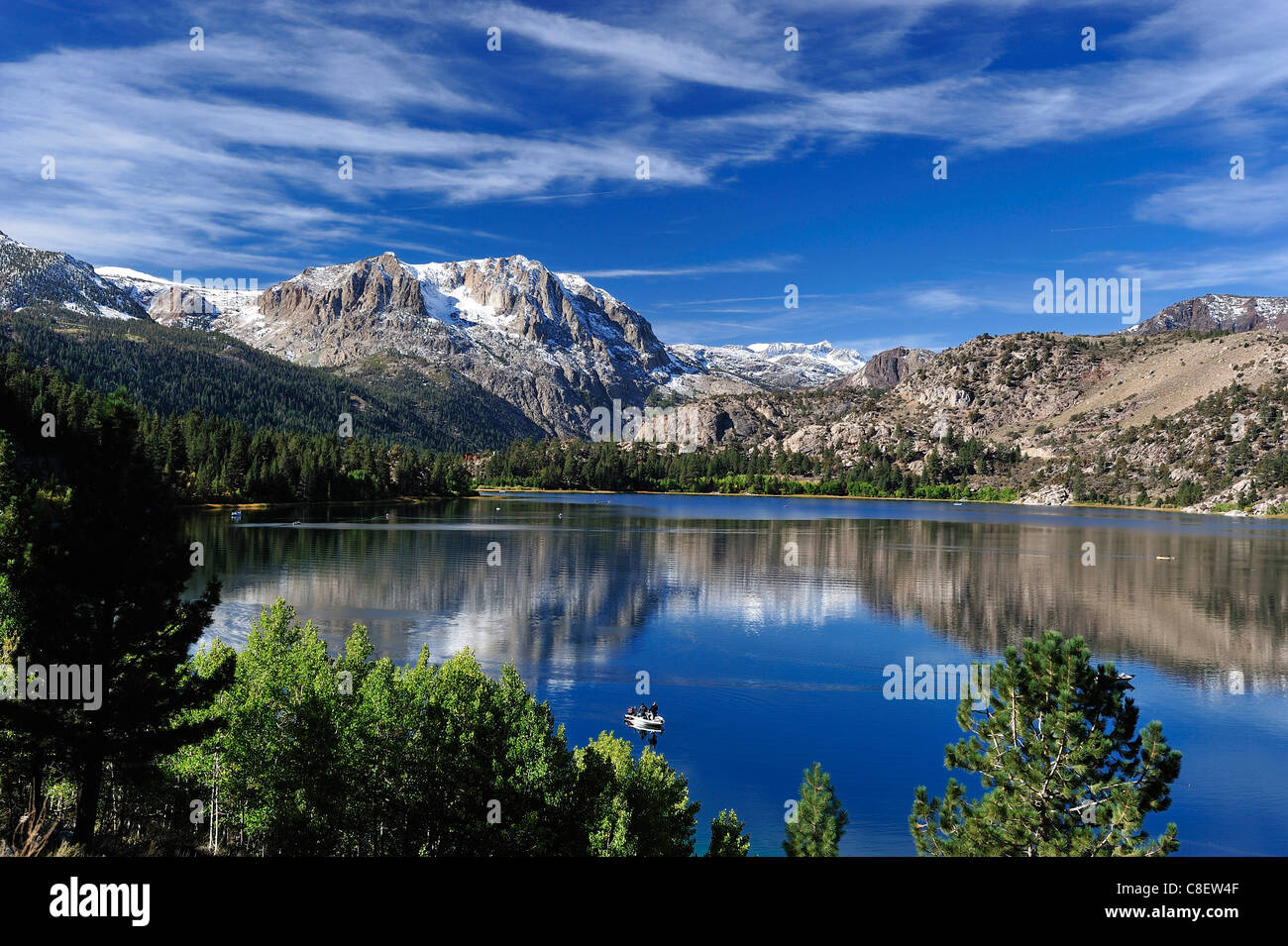 Panorama, June Lake, Sierra Nevada, Mountains, June, Lake, Loop, near