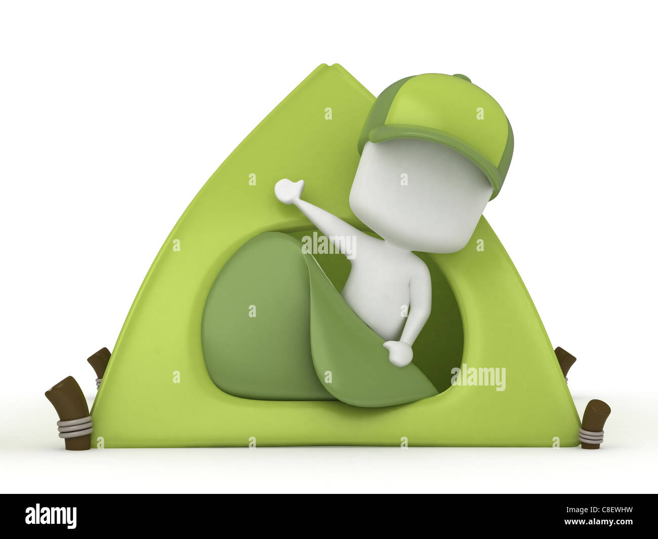 Child camping tent Cut Out Stock Images & Pictures - Alamy