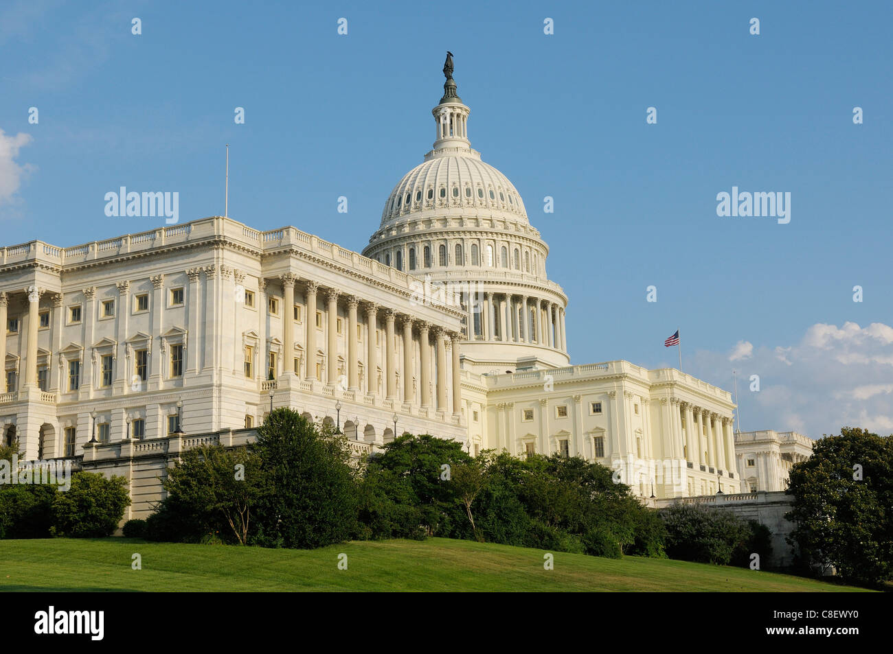 U.S., Capitol, The Mall, Washington D.C., District of Columbia, USA, United States, America, Stock Photo