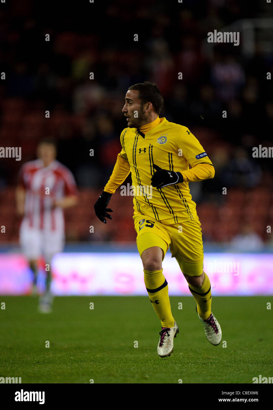 Rafi Dahan of Maccabi Tel Aviv Stock Photo