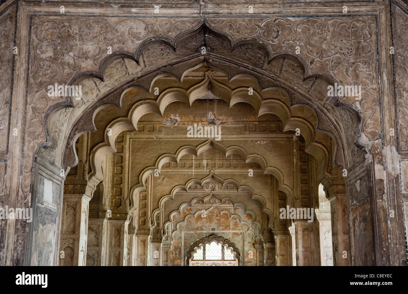 Red Fort Delhi Interior Stock Photos Red Fort Delhi