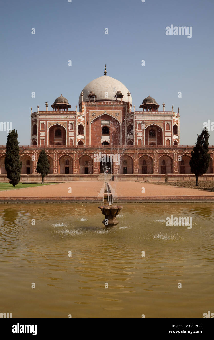 Fountain, Humayun's Tomb, UNESCO World Heritage Site, Delhi, India ...