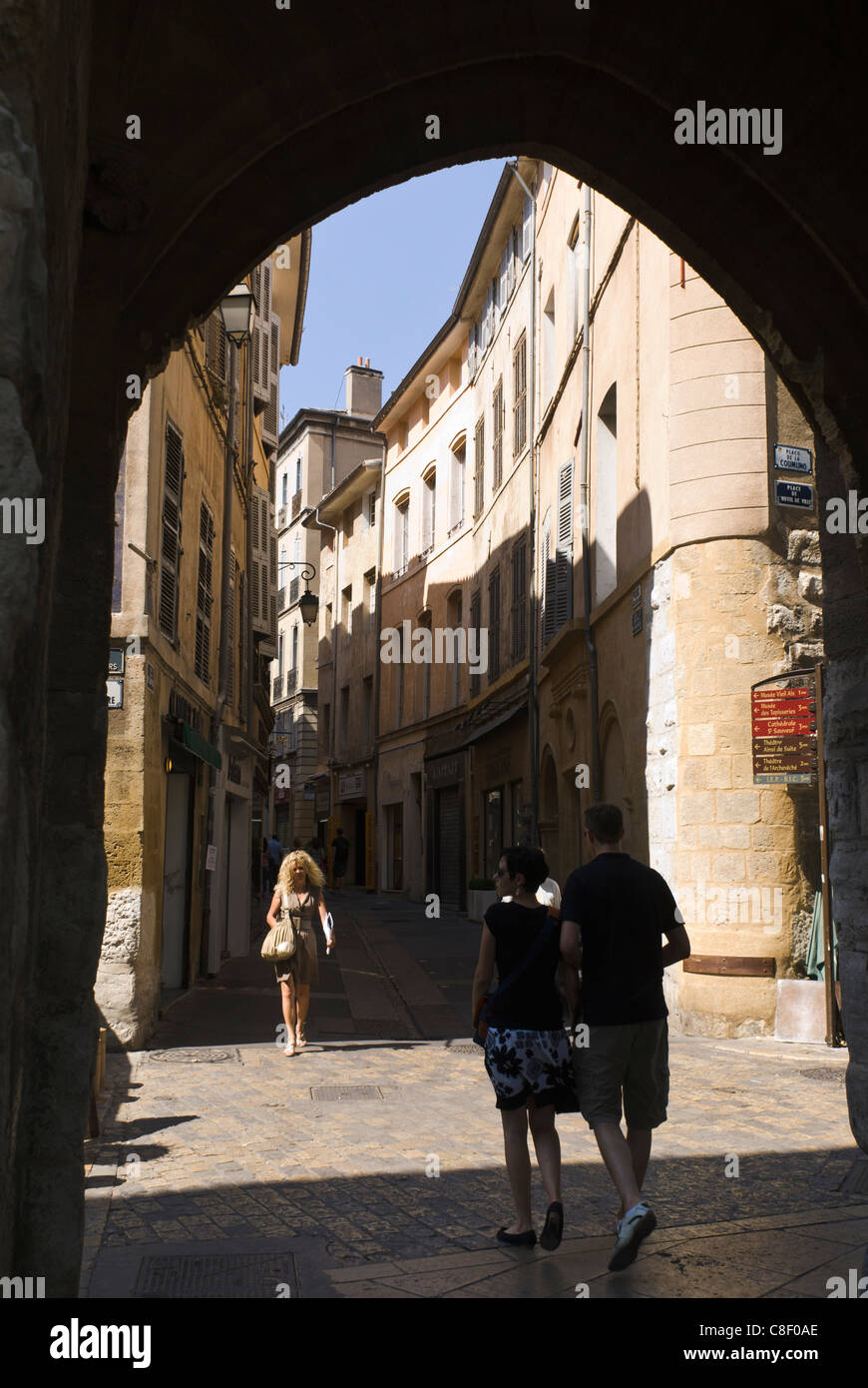 Old town aix en provence hi-res stock photography and images - Alamy
