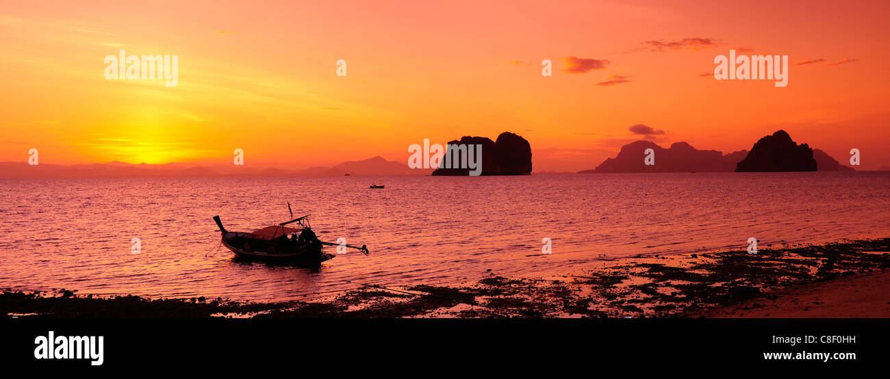 Sunrise, Koh Hai, Koh Ngai, Thailand, Asia, sea Stock Photo