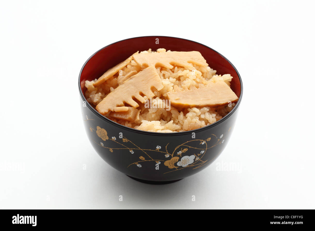 Bamboo shoots rice Stock Photo Alamy
