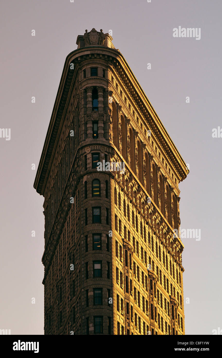 Flatiron, Building, New York, USA, United States, America, architecture Stock Photo