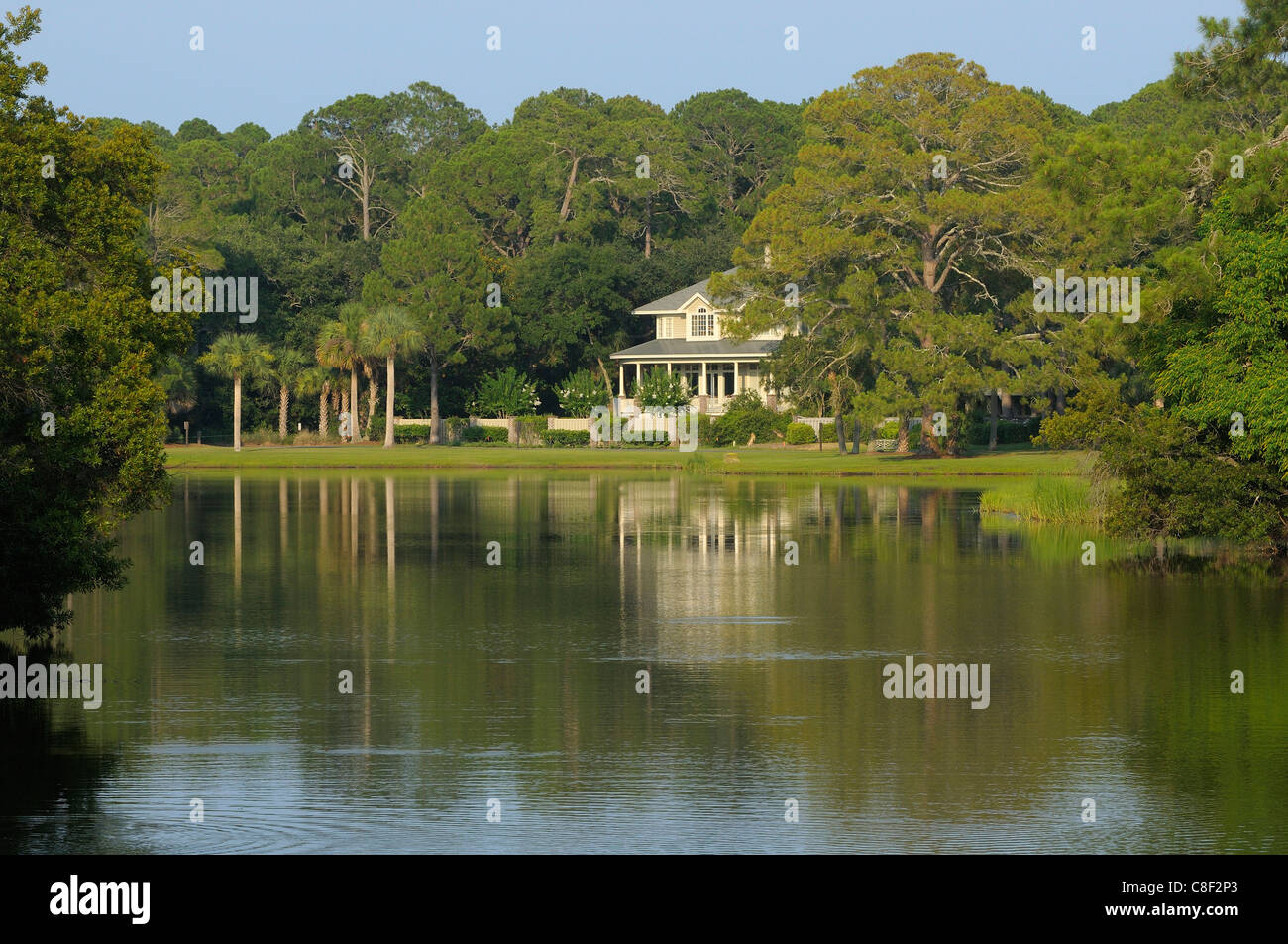 House, Sea Pines Plantation, Hilton Head Island, South Carolina, USA, United States, America, Stock Photo