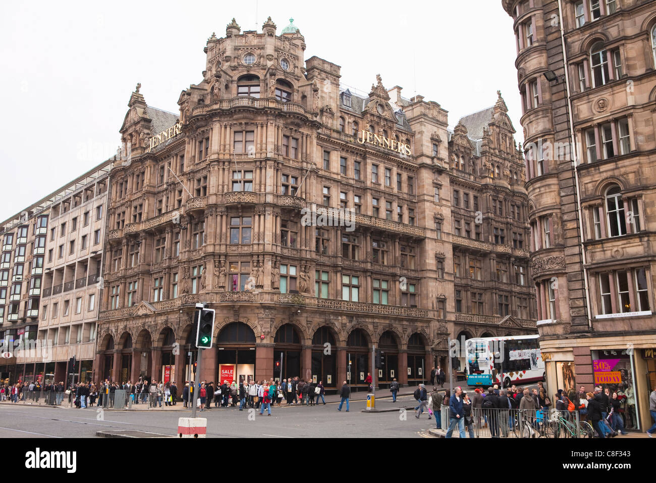 Jenners department store, Princes Street, Edinburgh, Scotland, United