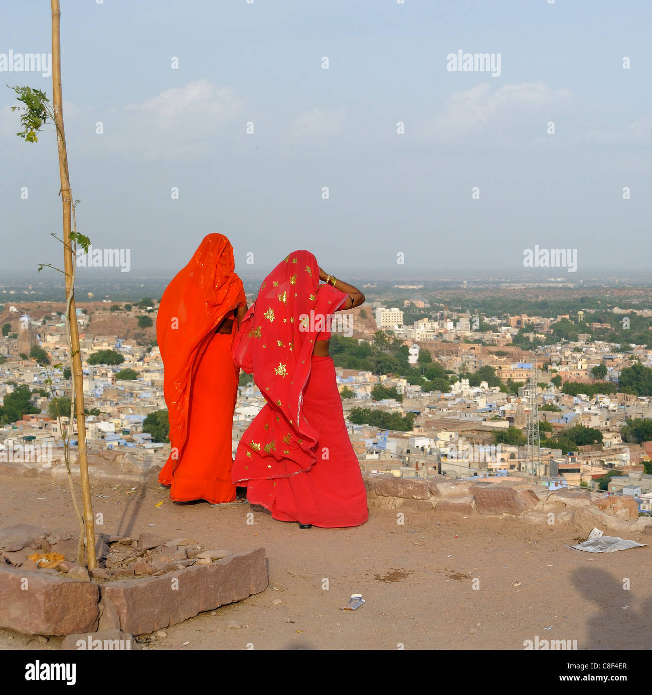 Looking at the view Stock Photo - Alamy