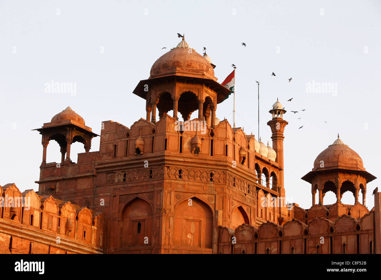 Red Fort, UNESCO World Heritage Site, Delhi, India Stock Photo