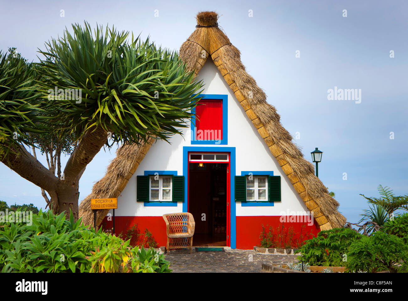 Casa de Santana', a traditional type of house in Madeira Islands