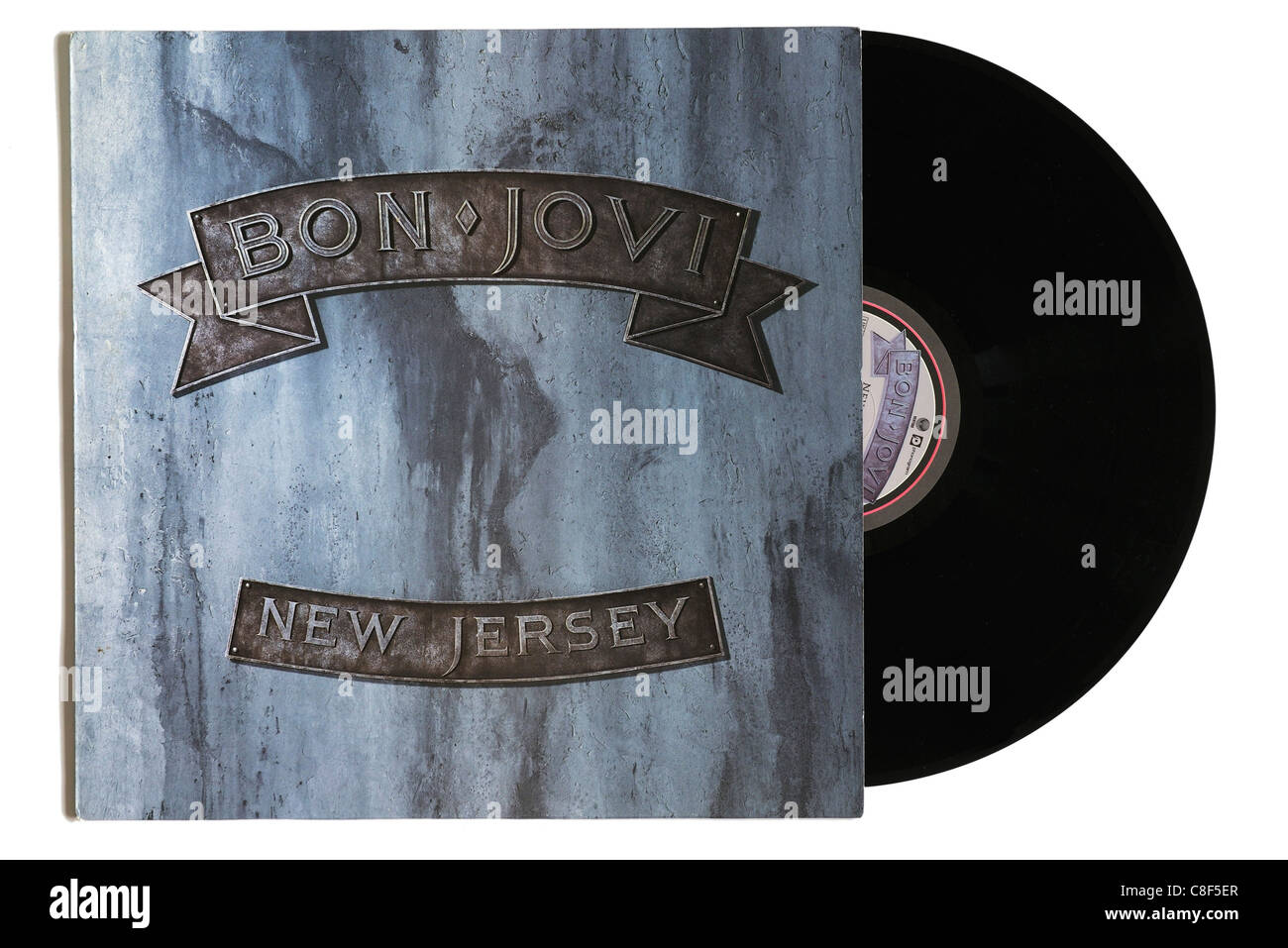 Bon Jovi New Jersey album Stock Photo