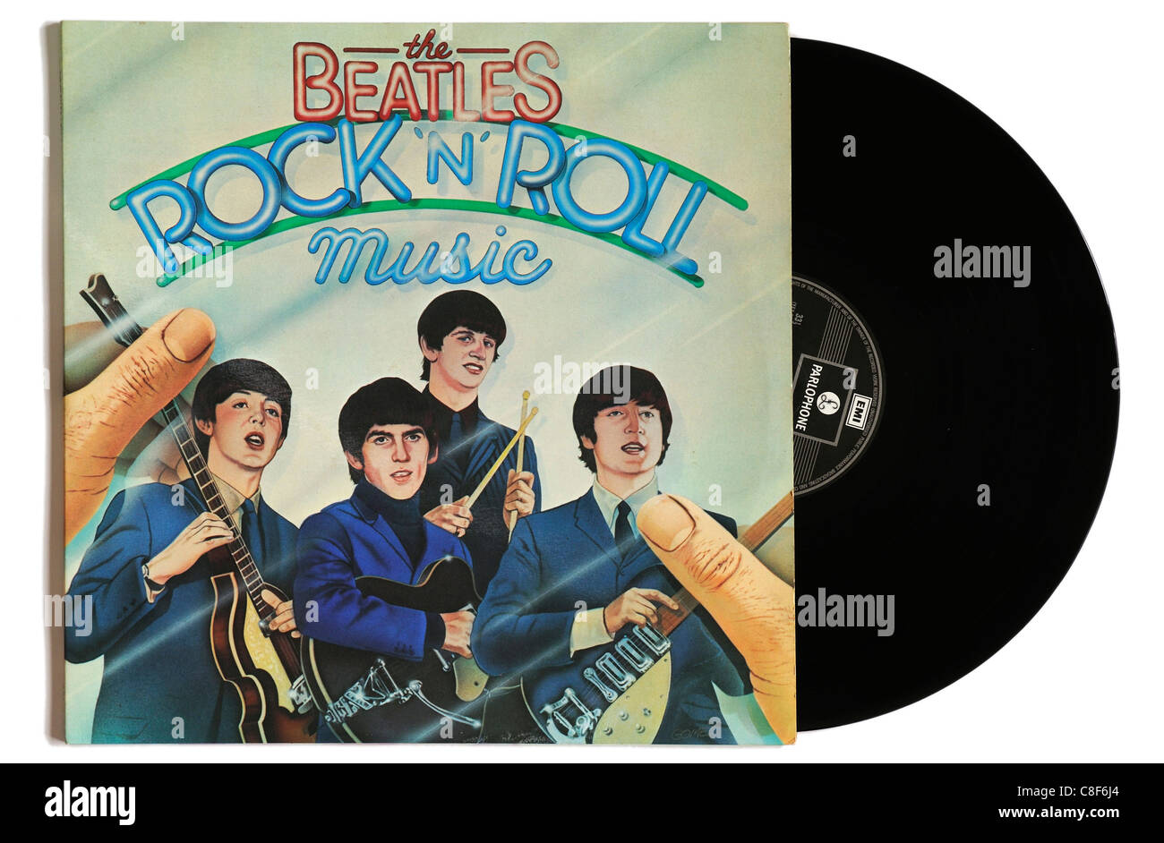 The Beatles Rock 'n' Roll Music album Stock Photo - Alamy