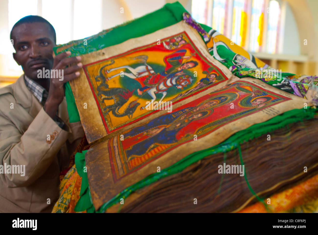 A historic Bible, Axum, Ethiopia Stock Photo - Alamy