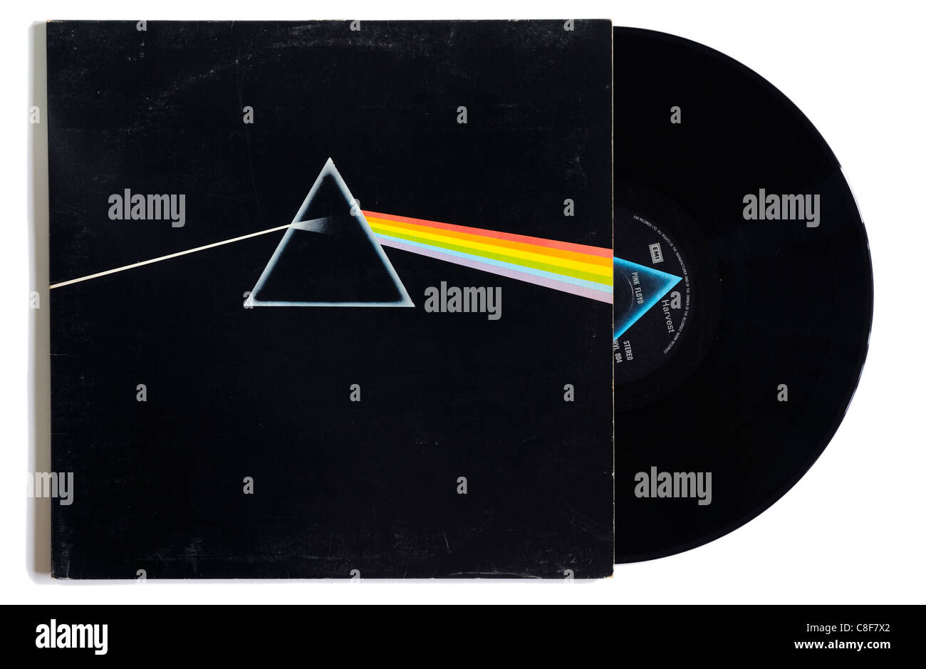 Pink Floyd The Dark Side of the Moon album Stock Photo