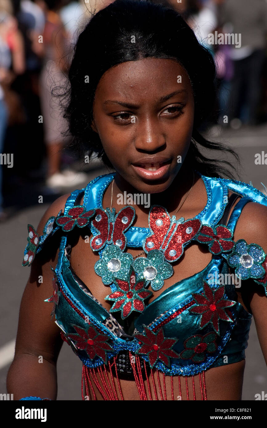 Caribbean girl dancing notting hill hi-res stock photography and images ...