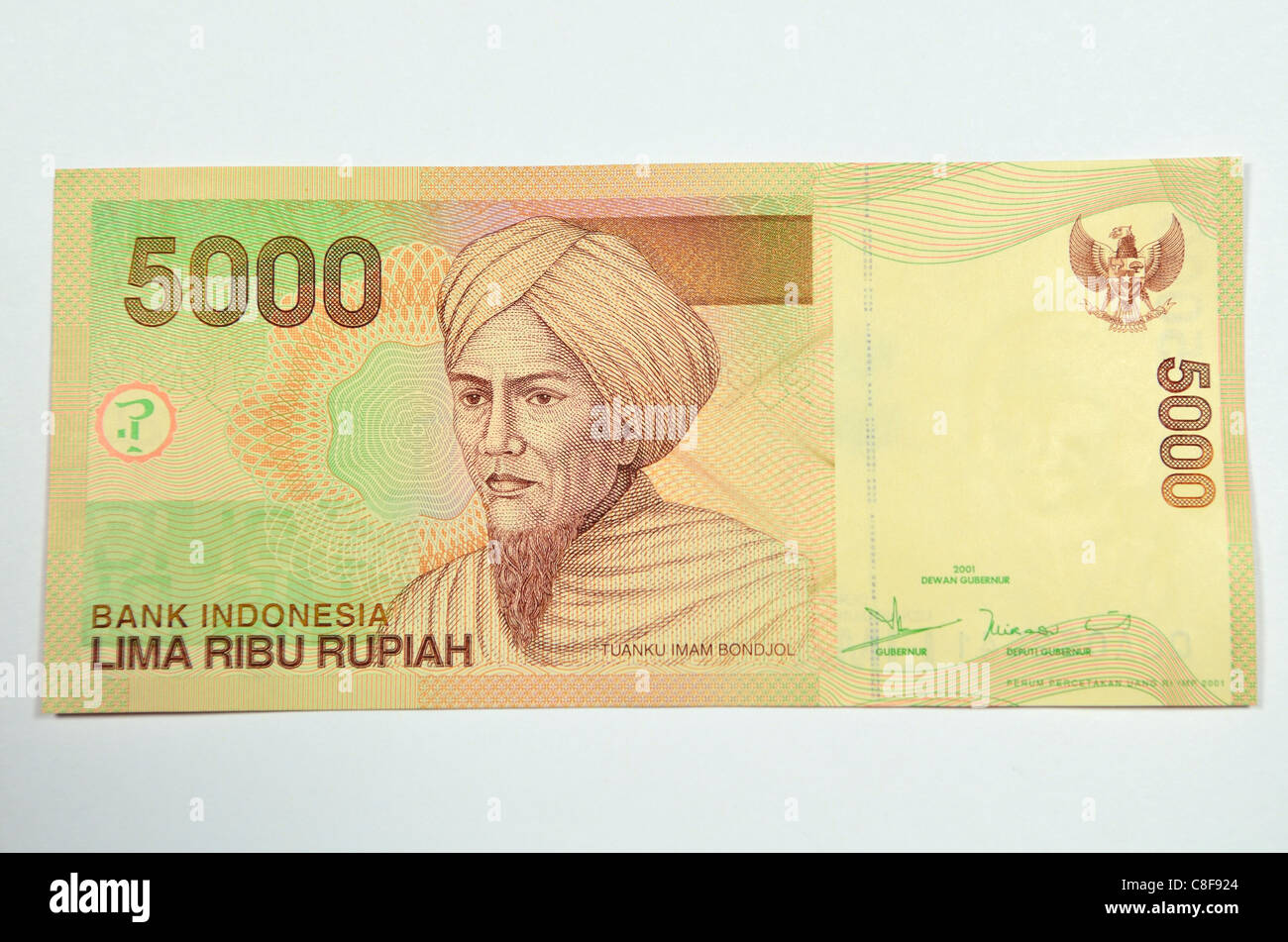 Bank note of Indonesia. Stock Photo
