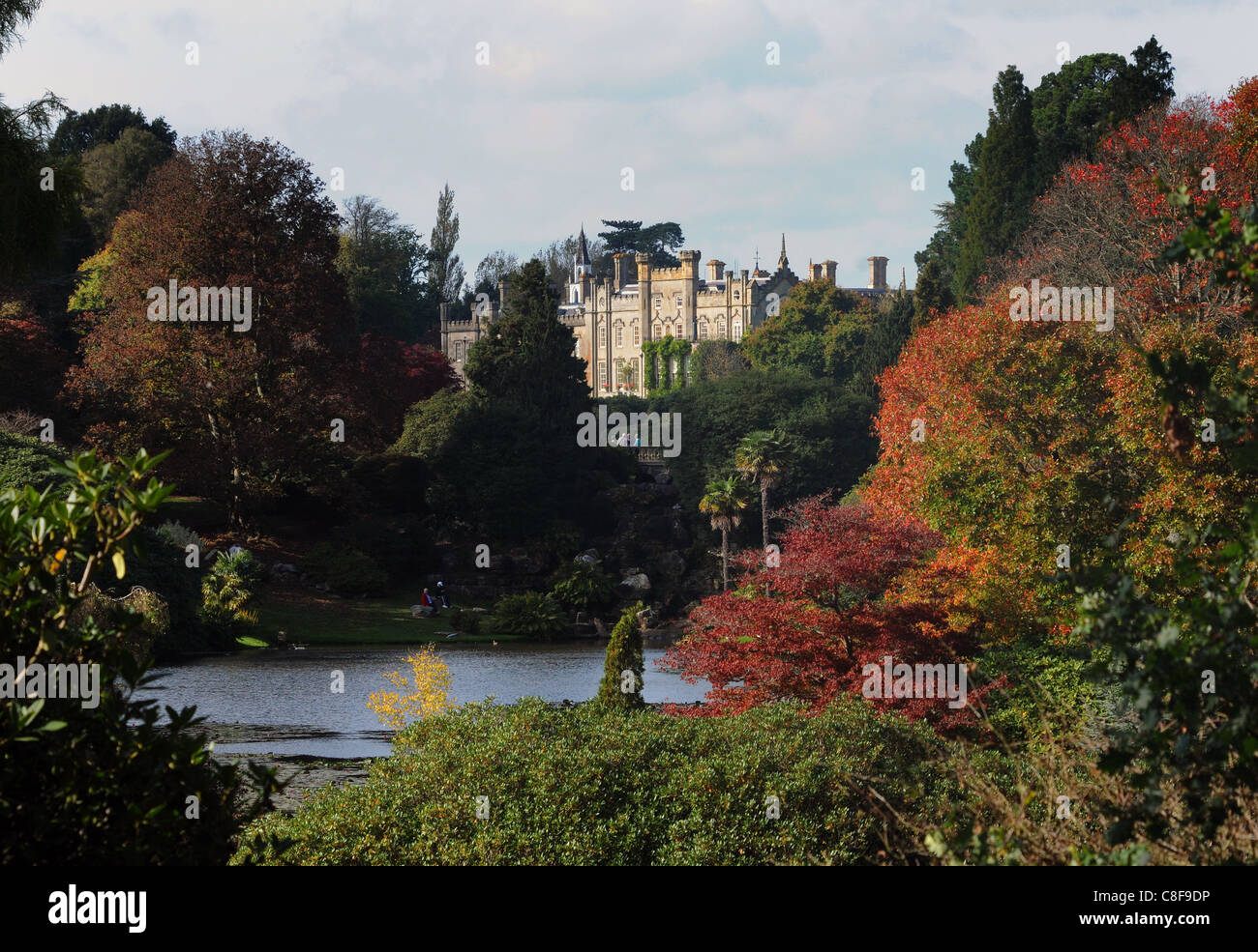 AUTUMN AT SHEFFIELD PARK HOUSE, EAST SUSSEX Stock Photo Alamy
