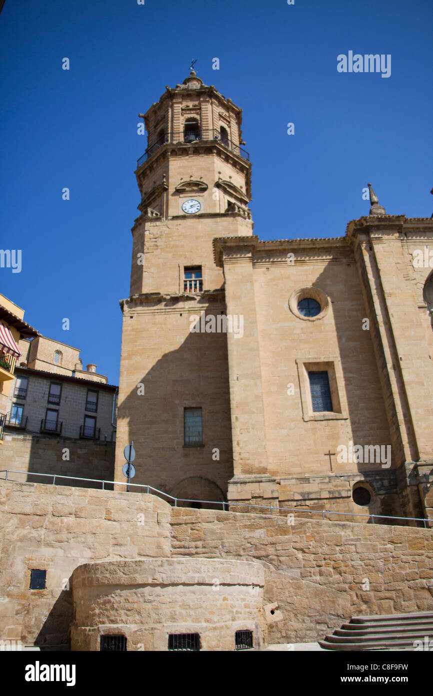 Iglesia de Nuestra Señora de la Asunción, Labastida, Alava, Basque Country, Spain. 110691 Spain Stock Photo