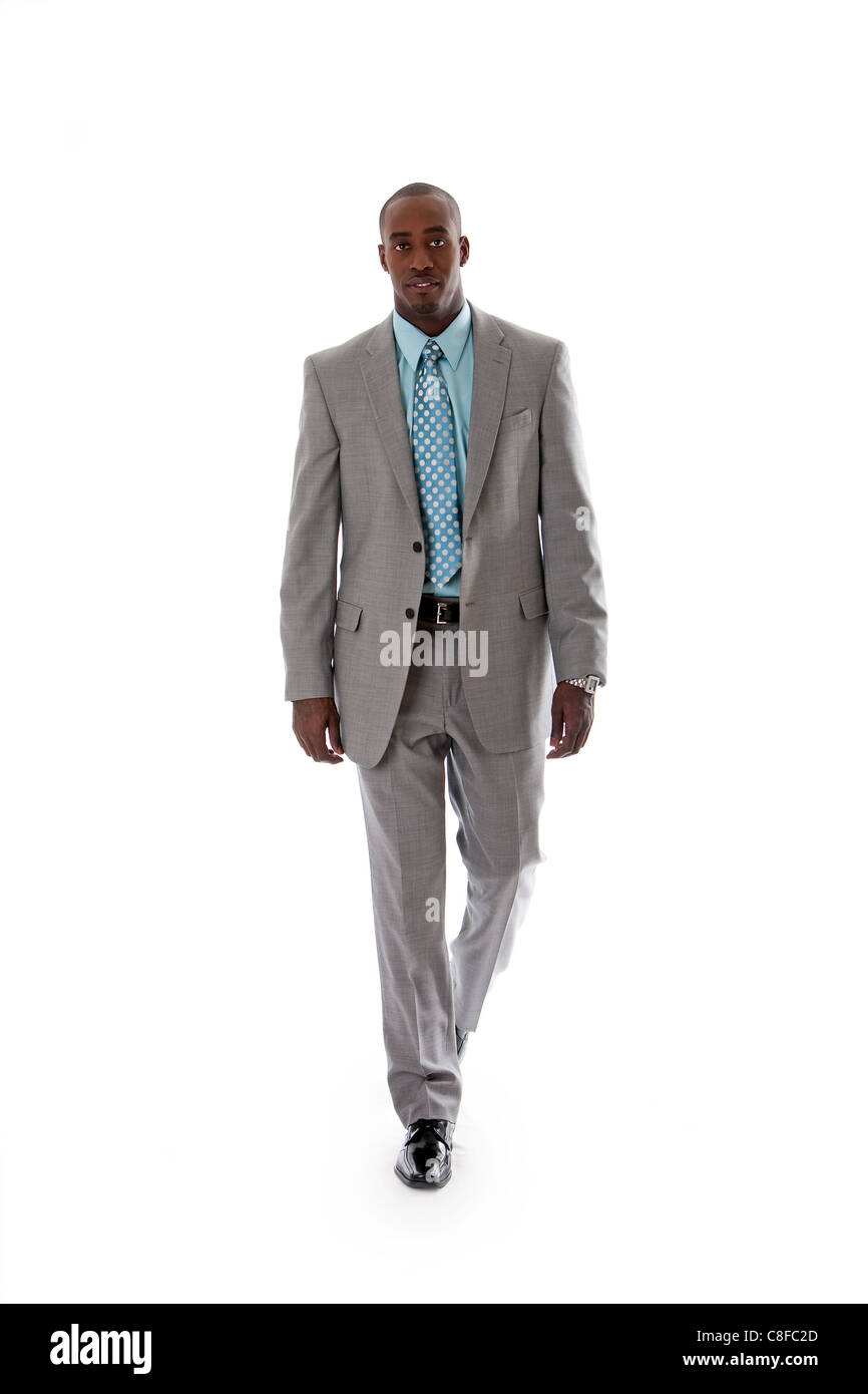 Handsome African business man Stock Photo