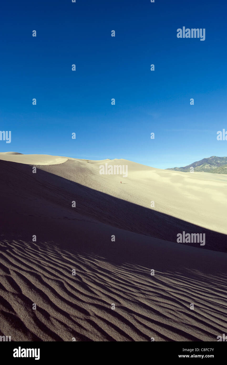 Great Sand Dunes National Park, Colorado, United States of America Stock Photo