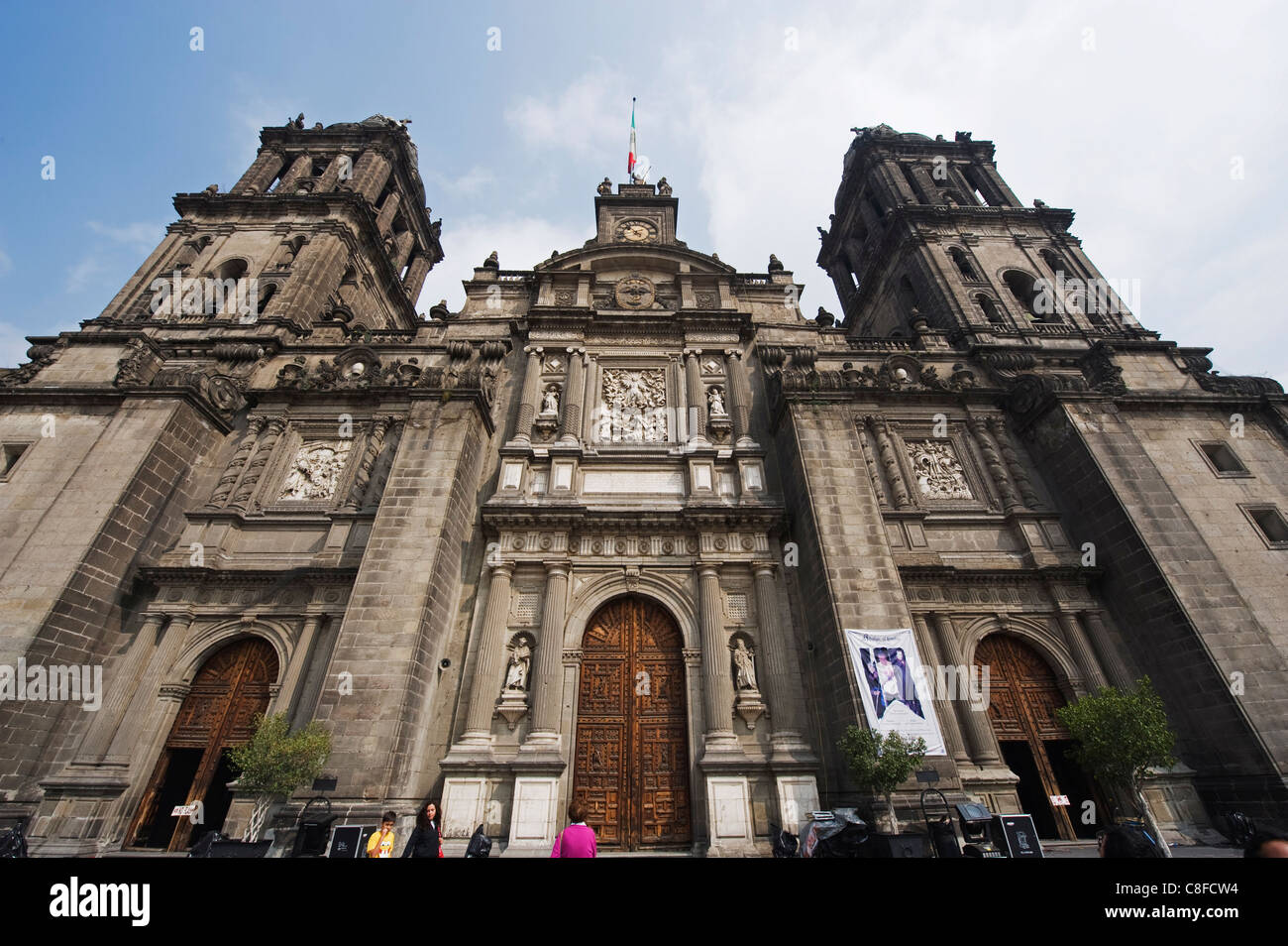 Cathedral Metropolitana, District Federal, Mexico City, Mexico Stock Photo