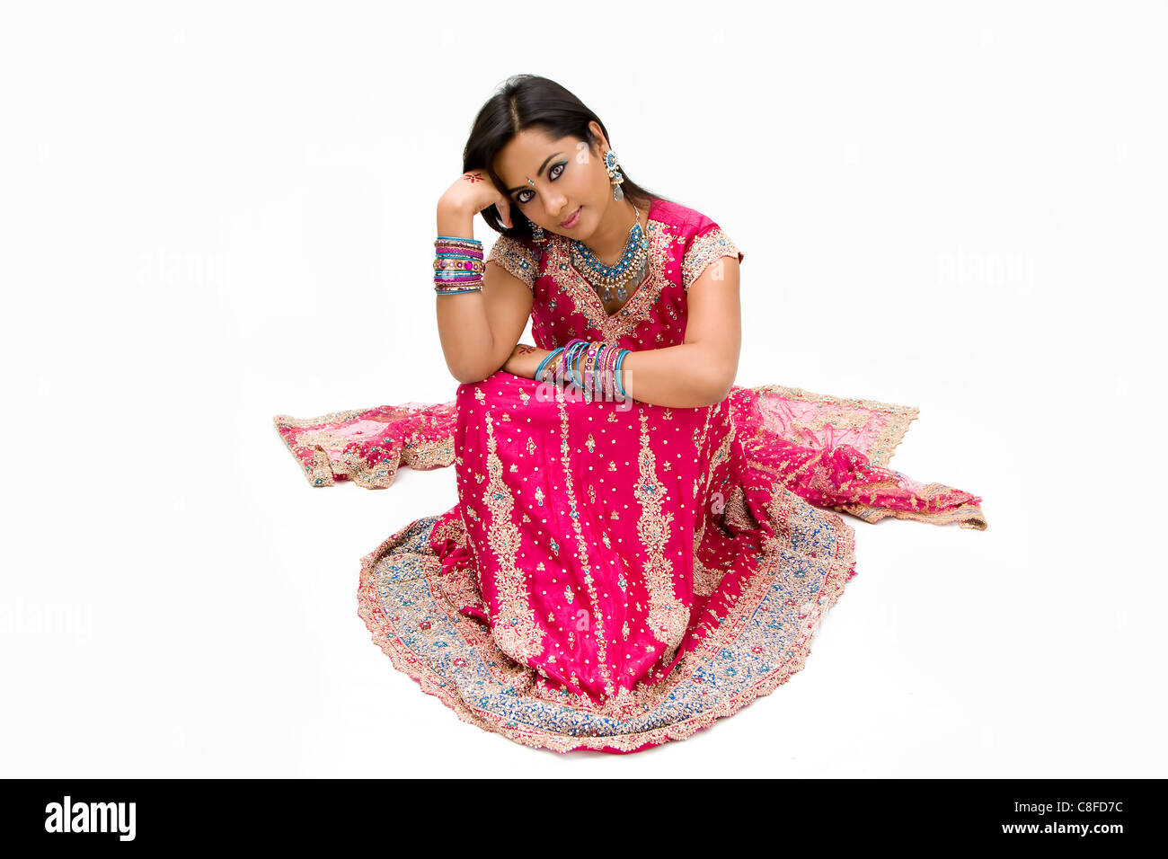 Beautiful Bengali bride Stock Photo