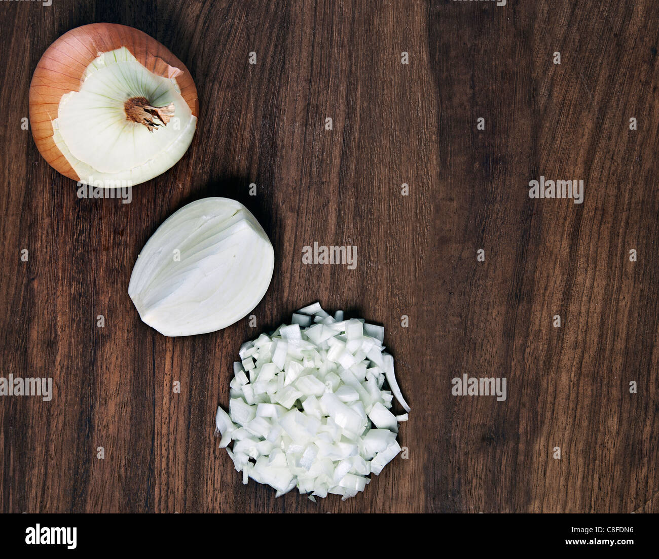 Chopped onions hi-res stock photography and images - Alamy