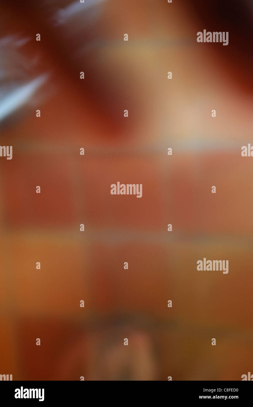 abstract blur with hint of tiles Stock Photo