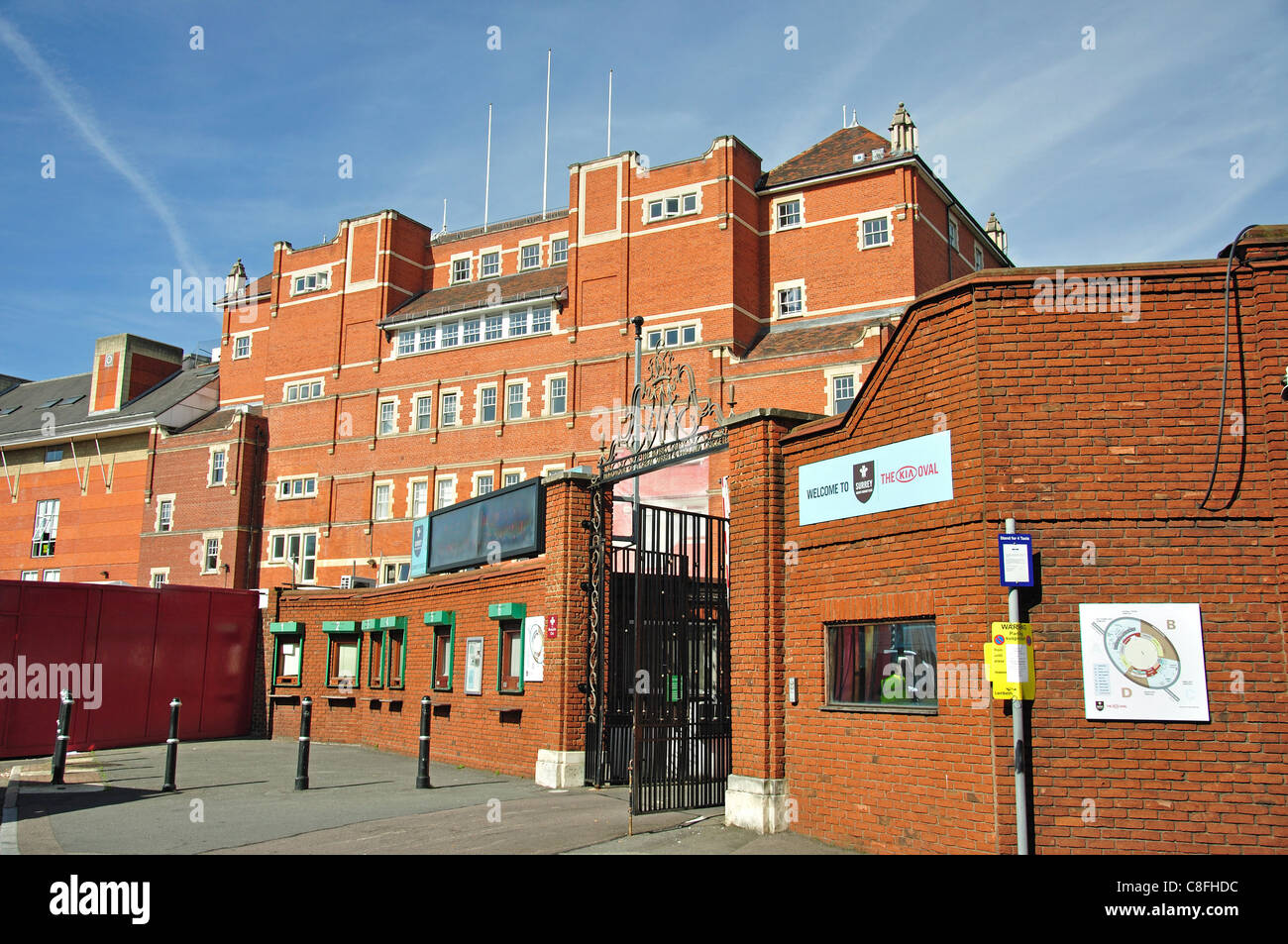 The Oval Cricket Ground, Kennington, London Borough of Lambeth, London, Greater London, England, United Kingdom Stock Photo