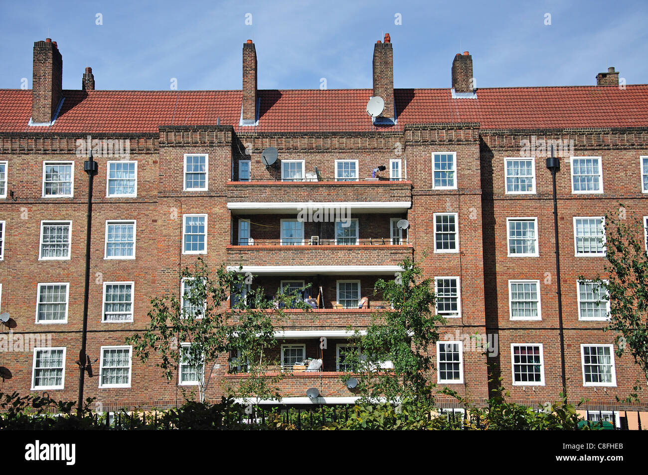 Council housing, Kennington Park Estate, London Borough of Lambeth