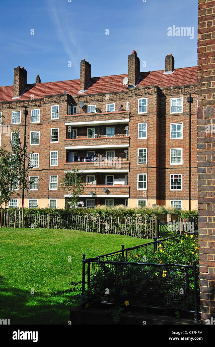 Council housing, Kennington Park Estate, London Borough of Lambeth, Greater London, Greater London, England, United Kingdom Stock Photo