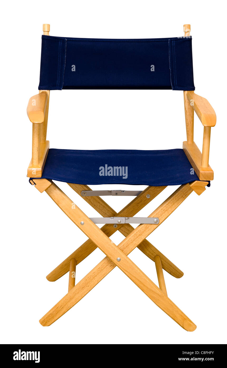 Director's Chair Isolated Stock Photo